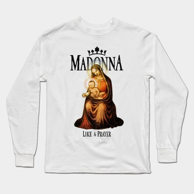 wrong madona Long Sleeve T-Shirt by jonah block